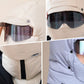 ❄️Winteraanbieding🍂-Winddichte, volledig bedekkende outdoorrijmasker met bril