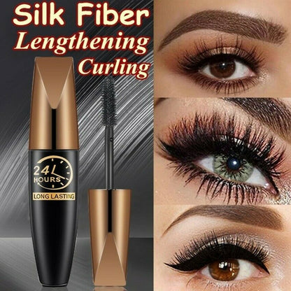 🔥Koop 1 krijg 1 gratis🔥Waterproof Silk Fibre Thick Lengthening Mascara