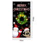 Kerstversiering voor de voordeur