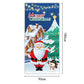 Kerstversiering voor de voordeur