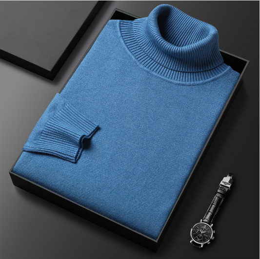 🧵 NU 50% KORTING! ✨ Premium kasjmier trui voor heren - Boterzacht en ademend, veelzijdige stijl voor op kantoor of casual kleding 🍂📦