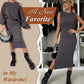 👗Damesset met schuine schouder, sweatshirt en mouwloze jurk