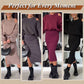 👗Damesset met schuine schouder, sweatshirt en mouwloze jurk