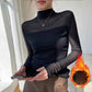Dames Mock-Neck Mesh Top