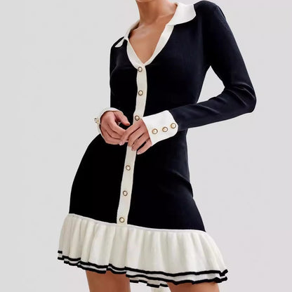 Women's Elegant Pleated Dress