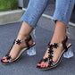 🎁Hot Sale 50% Off⏳Fashion Elastic Women's Sandals with Rhinestones