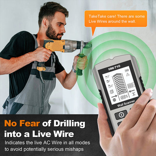 🔥 Nieuw & Onmisbaar – Multifunctionele Handheld Metaal- en Muurdetector | Nu Ontdek & Bespaar!