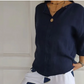 Vrouwen Crew Neck Tops ＆ Bedrukte Broek Set