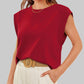 💖Beperkt Verkoop 50% KORTING💖Eenvoudige Kleur Ronde Hals Mouwloos Blouse