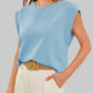 💖Beperkt Verkoop 50% KORTING💖Eenvoudige Kleur Ronde Hals Mouwloos Blouse