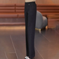 Casual damesbroek met hoge taille en rechte pijpen