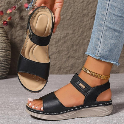 Comfortabele, casual sandalen voor dames in retrostijl