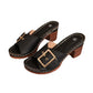Elegante, comfortabele, ademende en slipvaste sandalen met sleehak voor dames