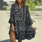 🌺Seasonal Styles💐 Casual Loose Printed V-Neck Flowy Dress