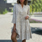 🌺Seasonal Styles💐 Casual Loose Printed V-Neck Flowy Dress