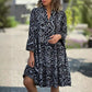 🌺Seasonal Styles💐 Casual Loose Printed V-Neck Flowy Dress