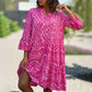🌺Seasonal Styles💐 Casual Loose Printed V-Neck Flowy Dress