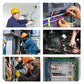 💥【LIMITED TIME 50% OFF】🔥 Multifunctionele Opvouwbare Elektricienstang | Knippen/Strippen/Krimpen/Testen 4-in-1 | 4CR13 RVS | Antislip Greep