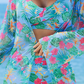Modieus, meerkleurig 3-delig bikini-zwempak voor dames met print
