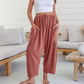 💥Speciale prijs deze week £ 18,99🎁☀️Dames linnen wijde broek met zakken
