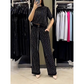 🌸2025 Hot Sale👠Dames fonkelende strass gestreepte tweedelige set