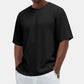 Heren Casual Veelzijdig Gestructureerd Crew Hals T-shirt
