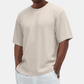 Heren Casual Veelzijdig Gestructureerd Crew Hals T-shirt