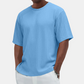 Heren Casual Veelzijdig Gestructureerd Crew Hals T-shirt