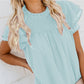 Elegante, losse damestop met stippen