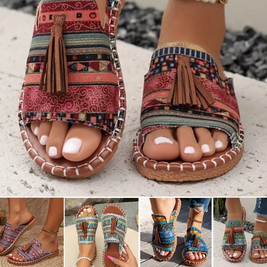 ✨Boho-print slippers voor dames - Het gaat niet alleen om schoonheid, maar ook om zelfvertrouwen🥰