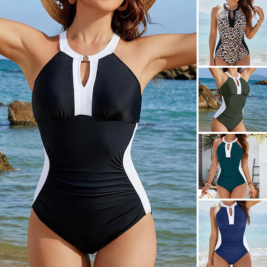 ⏰Tijdelijk aanbod 49% KORTING!!👙Diep V-vormig afslankend badpak💥