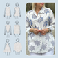 🍁Dames casual overhemd met botanische print✨ €18,80 Normale prijs€37,60Aanbiedingsprijs  50 % Korting