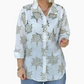 🍁Dames casual overhemd met botanische print✨ €18,80 Normale prijs€37,60Aanbiedingsprijs  50 % Korting