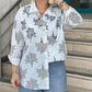 🍁Dames casual overhemd met botanische print✨ €18,80 Normale prijs€37,60Aanbiedingsprijs  50 % Korting