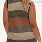 ❤️Tanktop met kleurblokken en geplooide halslijn voor dames, mouwloos