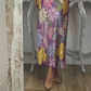 Set van 2 V-hals top en maxi-rok voor dames