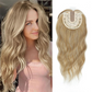 Tijdelijke halfjaarlijkse uitverkoop🔥Golvende clip-in hair topper met pony voor dunner wordend haar