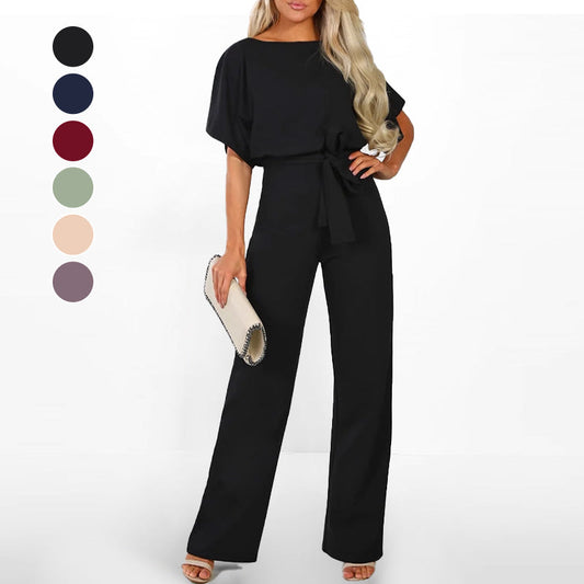 Jumpsuit met hoge taille en wijde pijpen voor damesZerist schen