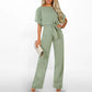 Jumpsuit met hoge taille en wijde pijpen voor damesZerist schen