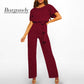 Jumpsuit met hoge taille en wijde pijpen voor damesZerist schen