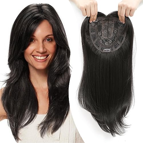 💇 ♀️Topper gelaagde haarstukjes met pony voor vrouwen met dunner wordend haar