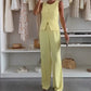 🌸Zomeraanbieding 49% KORTING🌸Damesset van mouwloos topje en lange broek