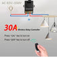 🔌🌍 Draadloze Afstandsbedieningsschakelaar & Ontvanger Kit – 30A Hoog Vermogen & Breed Toepassingsgebied (Geen Bedrading Nodig)!