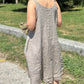 Casual jurk met ronde hals en mouwloze mouwen voor dames