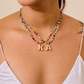 Modieuze 26-Alfabet Hanger & Kleurrijke Kralen Ketting