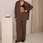 Elegante damesset bestaande uit een shirt en een broek