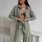 Elegante damesset bestaande uit een shirt en een broek