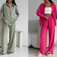 Elegante damesset bestaande uit een shirt en een broek