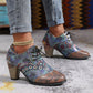 Women Wingtip Block van dames hielden Oxfords in