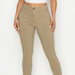 Dames met hoge taille stretchy slank fit jeans